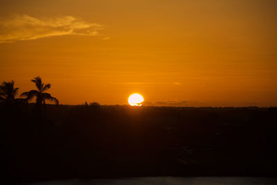 Scenic view of sunset