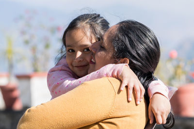 Mother and daughter moments