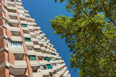 Low angle view of building against sky