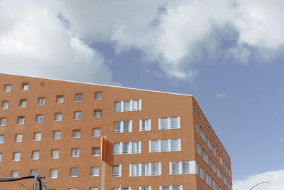 Low angle view of building against sky