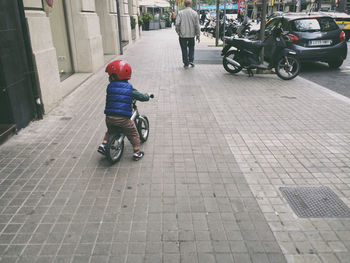 Bicycle on road