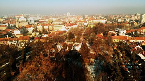 Cityscape against sky