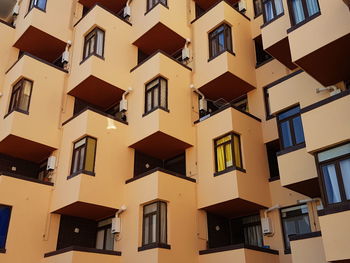 Full frame shot of residential buildings