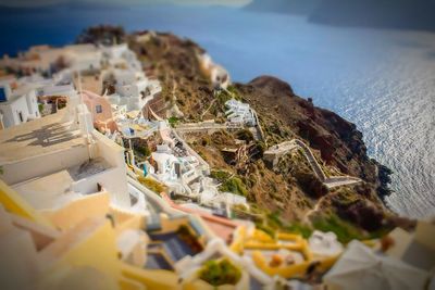 Close up of food in the dark