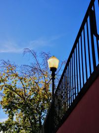 Low angle view of built structure against clear sky