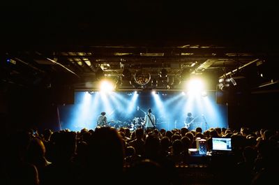 Crowd at music concert