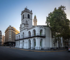 Low angle view of church