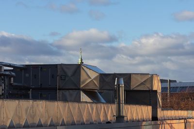 Low angle view of building against sky