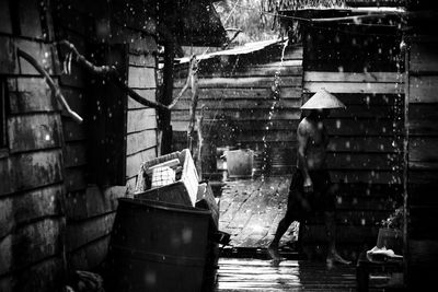 Man working at construction site