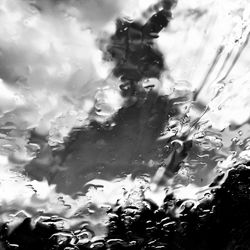 Reflection of clouds in water