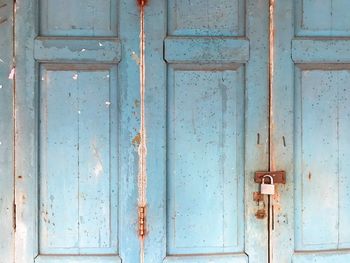 Full frame shot of closed door