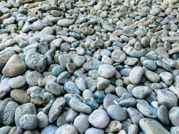 Full frame shot of pebbles