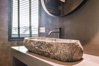 Close-up of bathroom at home