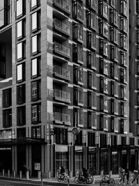 Full frame shot of modern building geometric in city