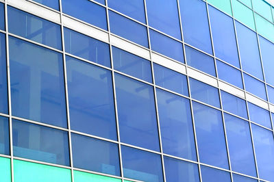 Full frame shot of glass building