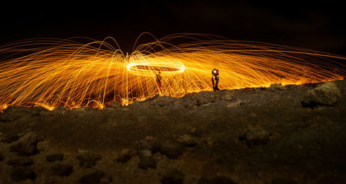 People at night