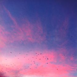 Low angle view of cloudy sky