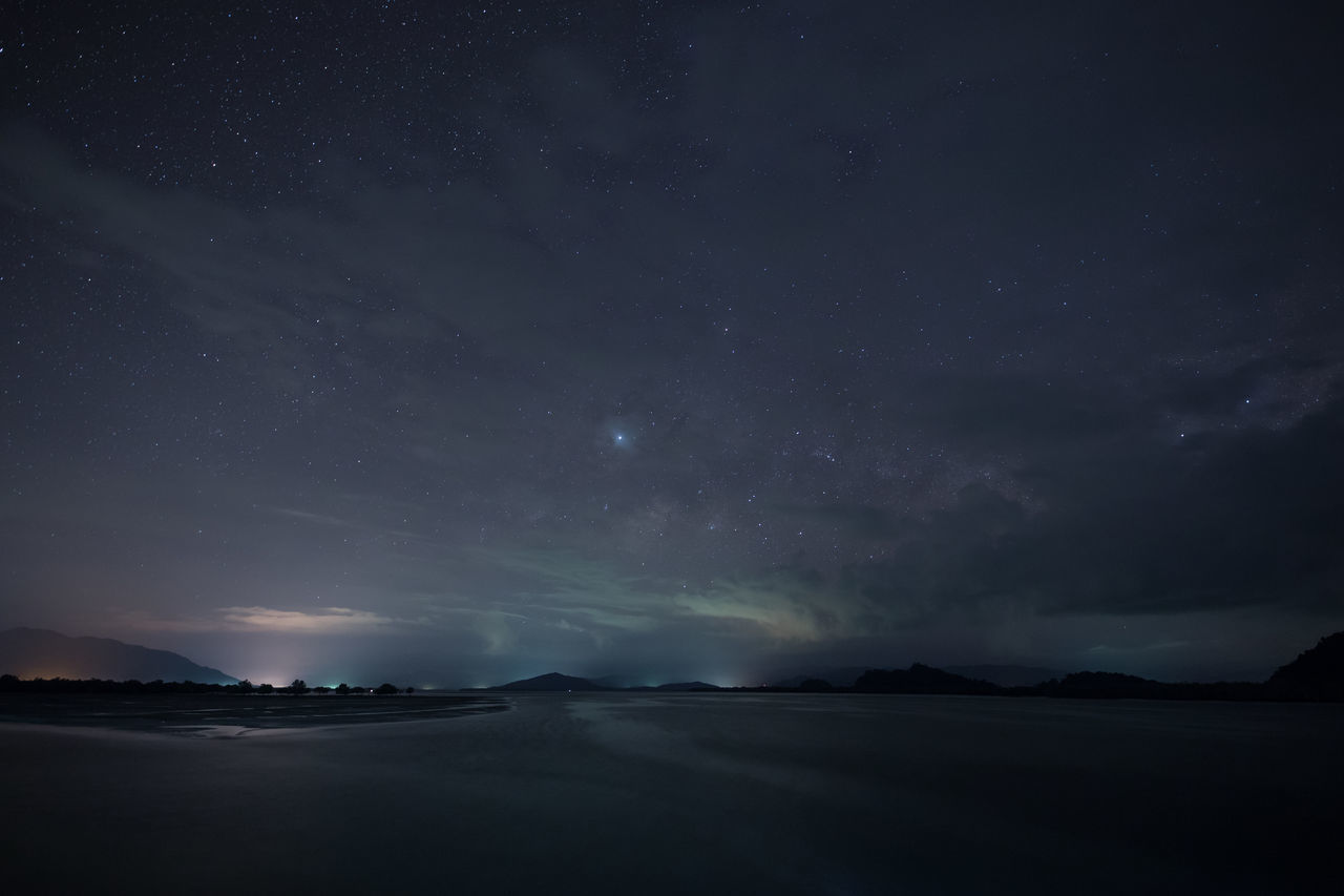 SCENIC VIEW OF SKY AT NIGHT