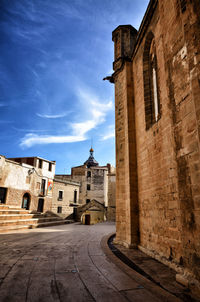 View of old building against sky