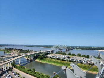 Look over memphis, tn. taken at the top of the original bass pro shop. 