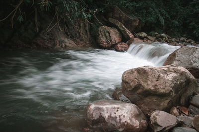 Clean river, stream, showing tranquility