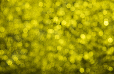 Defocused image of illuminated lights