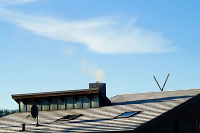 Low angle view of building against sky