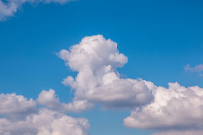 Low angle view of clouds in sky