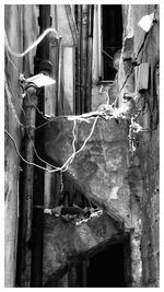 Full frame shot of abandoned building