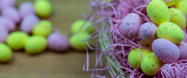 Close-up of multi colored candies