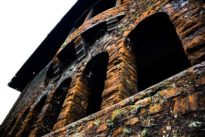 Low angle view of old building