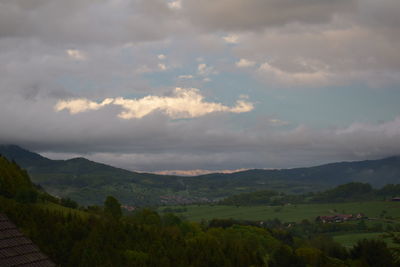 Scenic view of landscape against sky