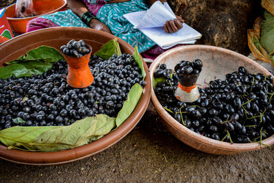 Various fruits in bowl