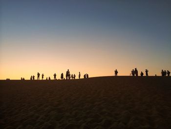 People at sunset