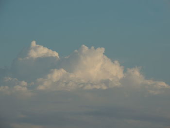Low angle view of clouds in sky