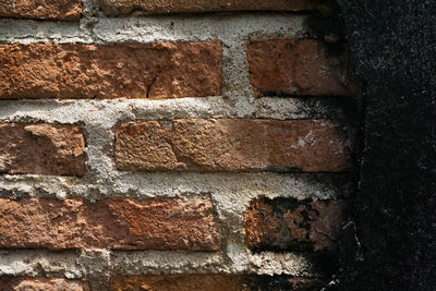 Close-up of brick wall