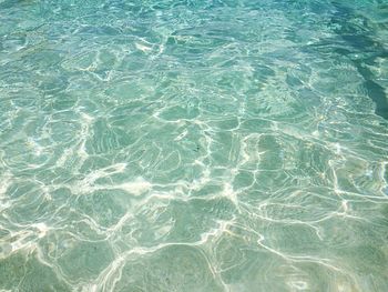 Full frame shot of water in swimming pool