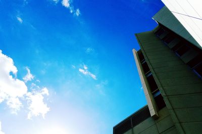 Low angle view of building against sky