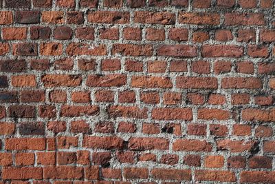 Full frame shot of brick wall