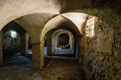 Cellar in an abandoned villa