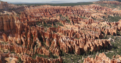 Panoramic view of rock formations