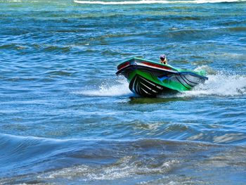 Boat in sea