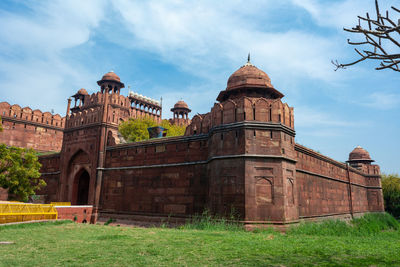 Lal qila - red fort in delhi, india. unesco world heritage site