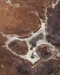 Full frame shot of rocks on shore