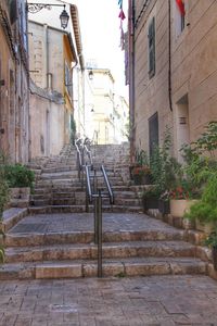 Narrow alley in old town