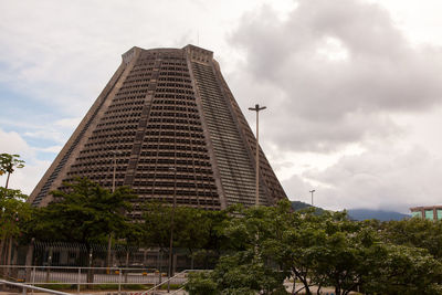 Low angle view of building against sky