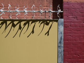 Close-up of graffiti on wall