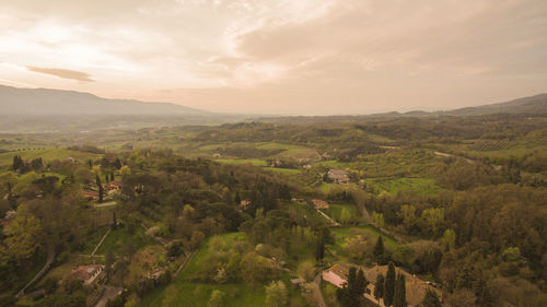 Scenic view of landscape against sky