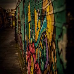 Graffiti on wall
