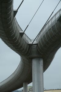 Low angle view of golden gate bridge